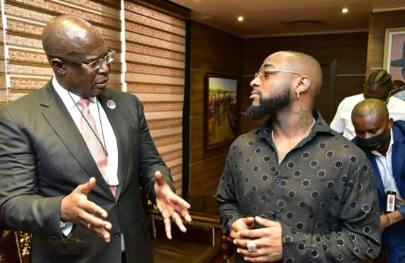 Sylva hosts Davido, says Buhari committed to addressing #EndSARS protesters' concerns