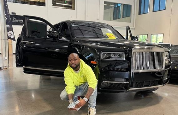 Davido buys Rolls Royce SUV worth N153m