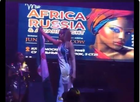 ‘I've been getting threats’ -- model who took bloodstained Nigerian flag to Russian pageant breaks silence