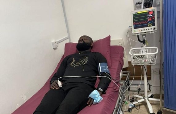 Yomi Casual hospitalised after car accident