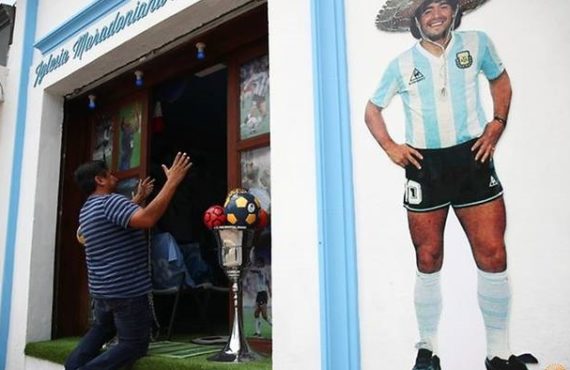 Church devoted to Maradona opens in Mexico