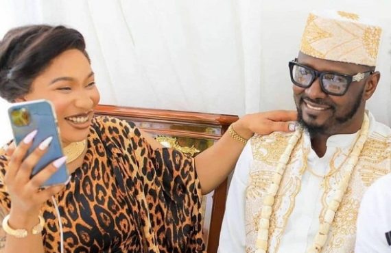 SPOTTED: Tonto Dikeh attends son's graduation with new lover