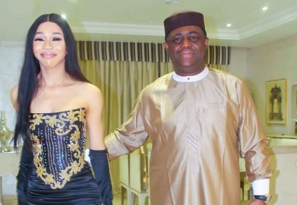 PHOTOS: Fani-Kayode attends beauty pageant with 'lover'