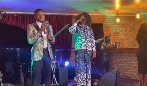 WATCH: Kingdom, Nigerian Idol winner, performs at Omawumi's album listening party