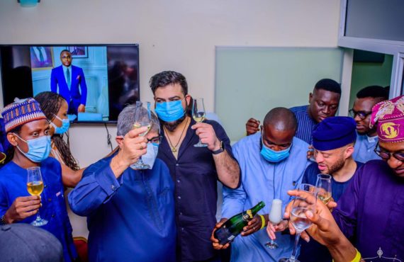 PHOTOS: Woli Arole, Omojuwa turn up as BTDT opens new office in Lagos