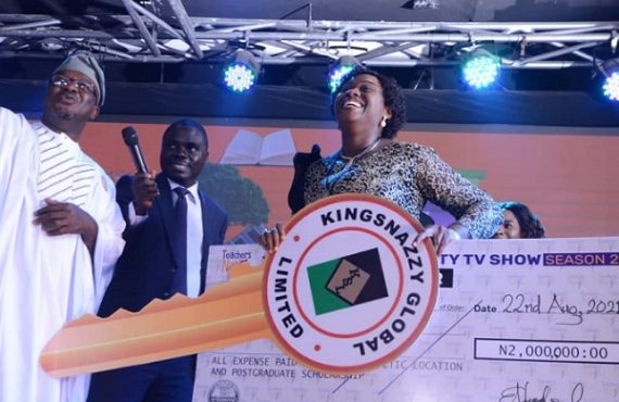 Odutola Ekene wins 2021 Teachers Naija reality show