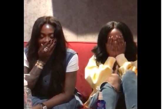 WATCH: Moment Tiwa Savage, Brandy broke down in tears after recording 'Somebody's Son'