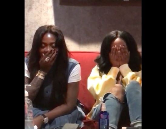 WATCH: Moment Tiwa Savage, Brandy broke down in tears after recording 'Somebody's Son'