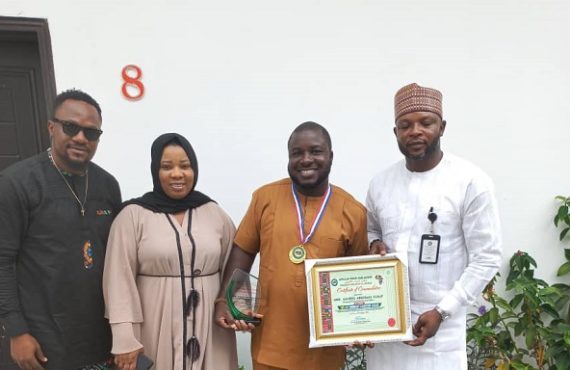 Youth parliament honours entrepreneur for 'contributions to Nigeria'