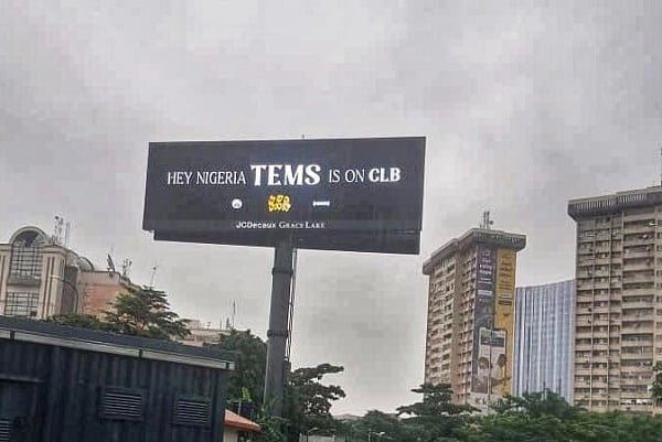 PHOTOS: Billboards announce Tems feature on Drake's 'CLB' album