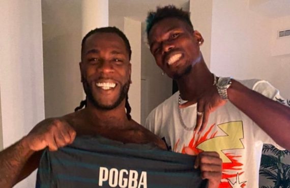WATCH: Paul Pogba joins Burna Boy on UK stage after Man Utd's EPL game