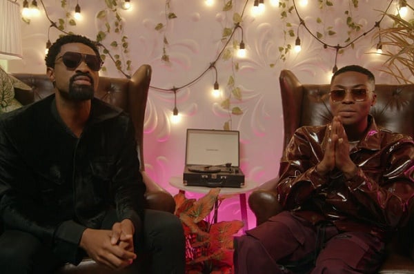 WATCH: Ric Hassani, Reekado Banks croon about love in 'Here' visuals