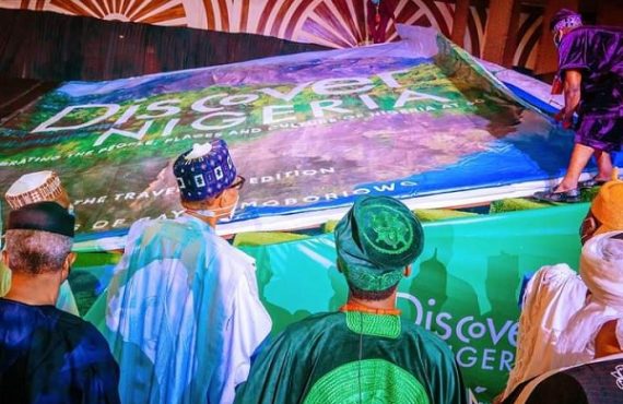 PHOTOS: Buhari unveils ‘world’s largest pictorial book’ on Nigeria’s history