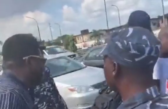 VIDEO: 'Return his money' -- Mr Macaroni confronts police as man alleges extortion