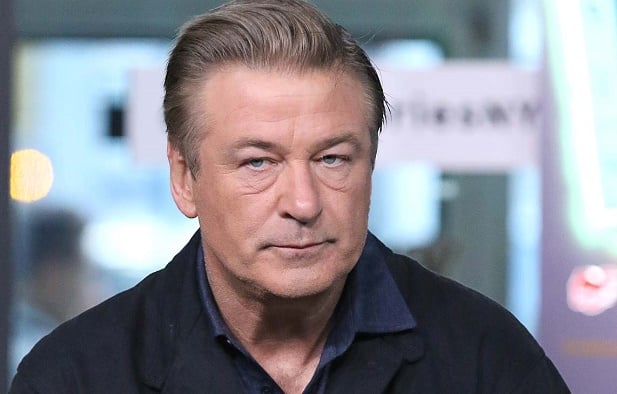 Alec Baldwin reacts after shooting woman dead on film set
