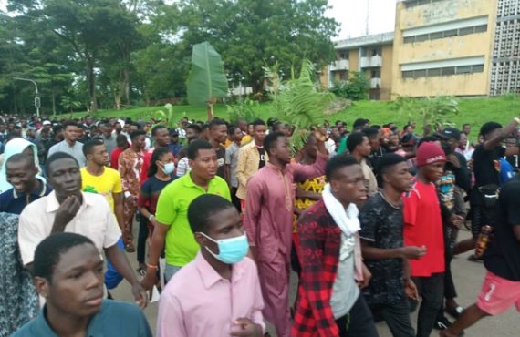 OAU shut indefinitely amid protest over student's death