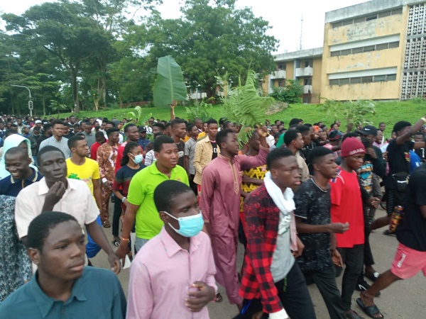 OAU shut indefinitely amid protest over student's death