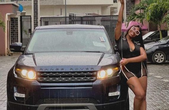 PHOTOS: Angel buys Range Rover SUV one month after BBNaija