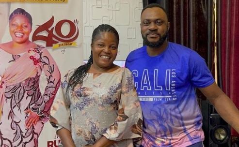 Odunlade celebrates wife on her 40th birthday