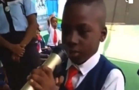 WATCH: Osun primary 5 pupil vying for head boy delivers moving manifesto