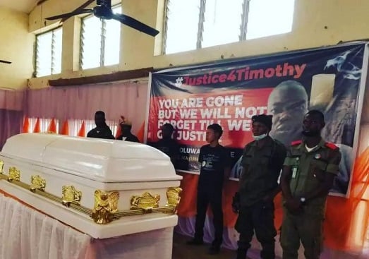 Family, friends demand justice as 'slain' OAU PG student is buried