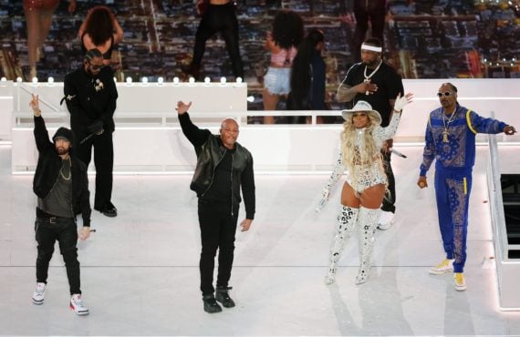 VIDEO: Dr Dre, Eminem, 50 Cent dazzle fans at Super Bowl halftime show