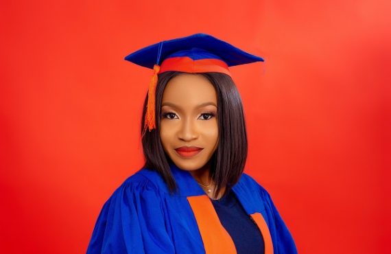 This is Cynthia Okafor -- UI's best-graduating student in Pharmacy