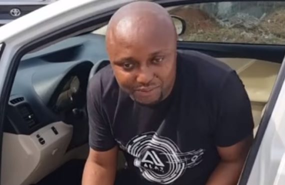Davido's PA Isreal Afeare crashes his new car in Edo