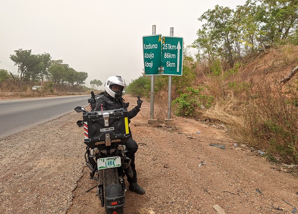 Meet Omolara, the female tourist who rode from Lagos to Abuja on bike