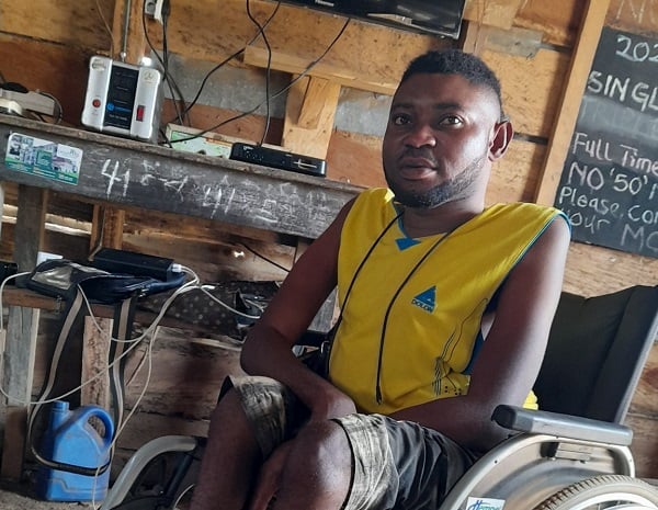 Wheelchair-bound man who applied for Davido's N20m grant gets donations from Twitter users