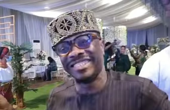 VIDEO: Amid ill-health rumour, Julius Agwu graces Rita Dominic's wedding