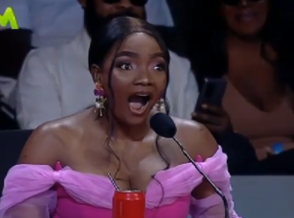 VIDEO: Adekunle Gold surprises Simi with birthday cake on Nigerian Idol
