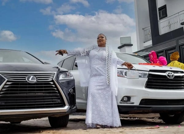 Actress Laide Bakare flaunts newly acquired luxury cars