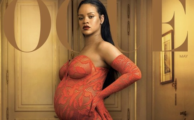 PHOTO: Pregnant Rihanna honoured with statue at Met Gala 2022