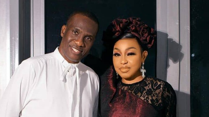 VIDEO: Rita Dominic, husband attend event weeks after rumoured marital crisis