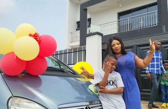 Laide Bakare claims 13-year-old daughter gifted her brother car on his birthday