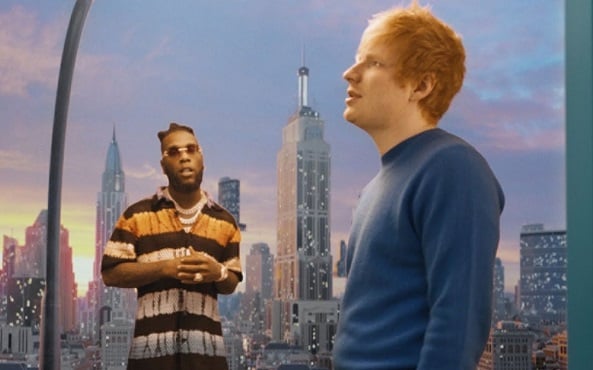 WATCH: Burna Boy, Ed Sheeran search for love in 'For My Hand' visuals