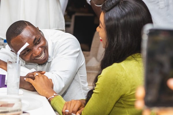 WATCH: Pamilerin uses yacht, helicopter to propose to girlfriend