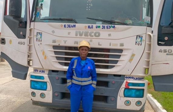 SPOTLIGHT: Meet Tofunmi, a female trucker who started driving at 22