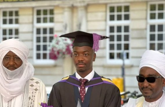 PHOTOS: Sanusi's son graduates from UK varsity