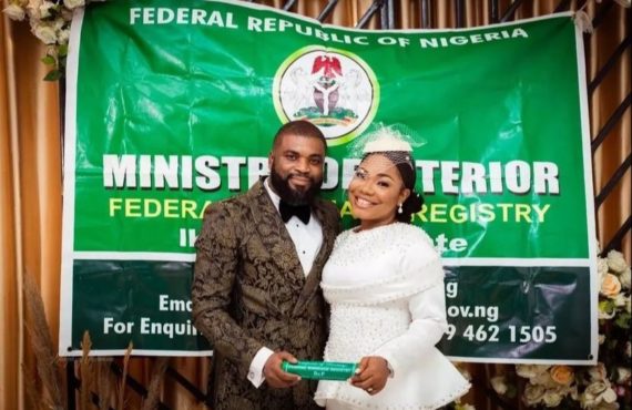 PHOTOS: Mercy Chinwo weds partner in court