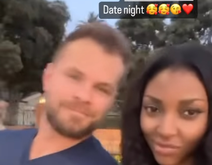 Korra Obidi's estranged husband goes on date with another Nigerian lady