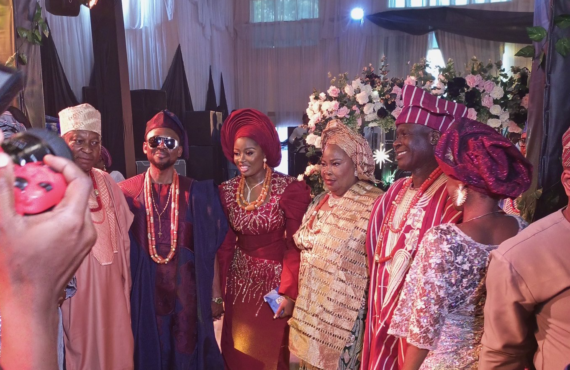 PHOTOS: Pamilerin, Dipo Awojide attend Omojuwa's weds in Ekiti