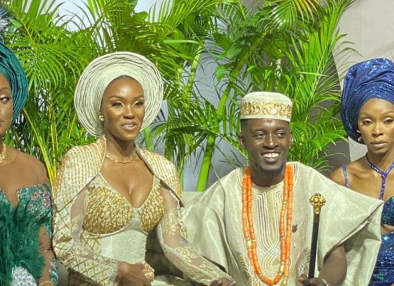 WATCH: MI Abaga, Eniola Mafe hold traditional wedding
