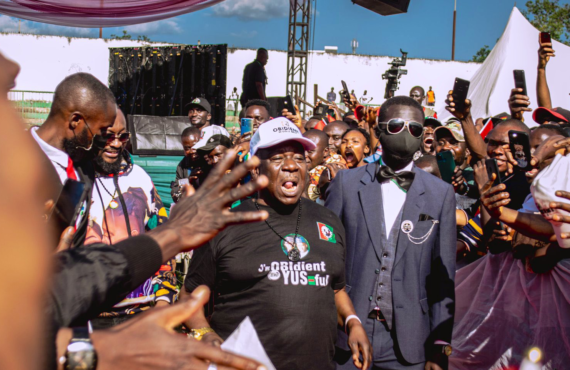 VIDEO: Mr Ibu joins 'Obidient' rally in Jos despite endorsing Tinubu