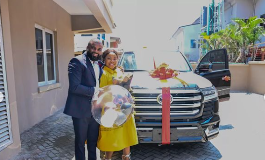 Mercy Chinwo gets car gift from husband on birthday