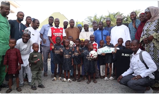 Arsenal's Bukayo Saka sponsors 'life-changing surgeries' for 120 kids in Kano