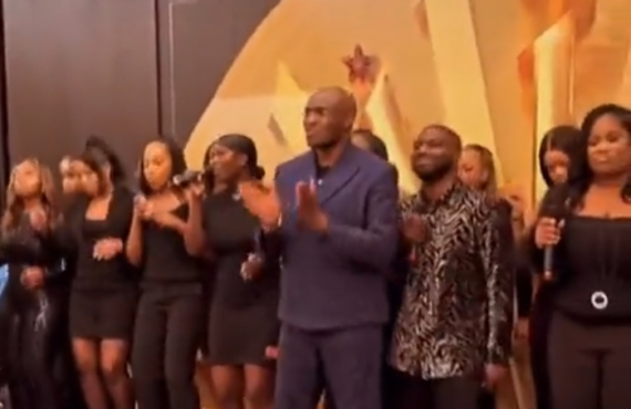 VIDEO: Tobi Adegboyega's church choir performs Davido's 'Stand Strong'