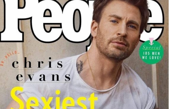Chris Evans is People magazine’s 2022 sexiest man alive