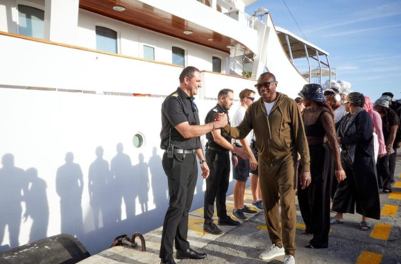 PHOTOS: Otedola hires multi-million iconic superyacht ahead of 60th birthday